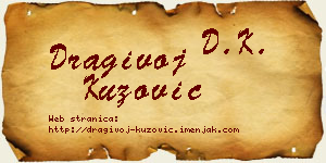 Dragivoj Kuzović vizit kartica
